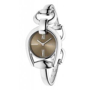 Gucci YA139501 Women's Horsebit Stainless Steel Bangle Strap Watch